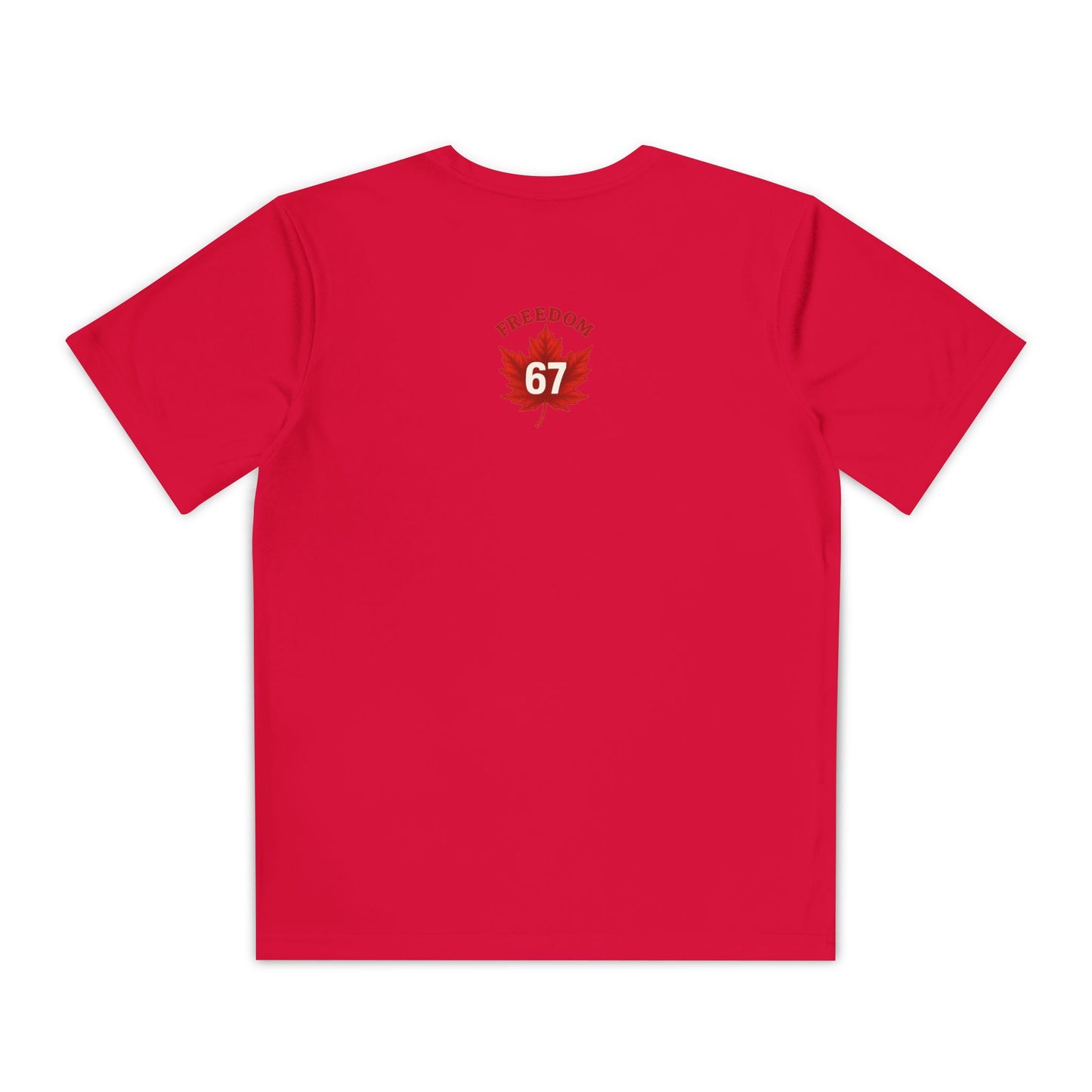 Youth Captain Canada Tee - Fun Maple Leaf Design