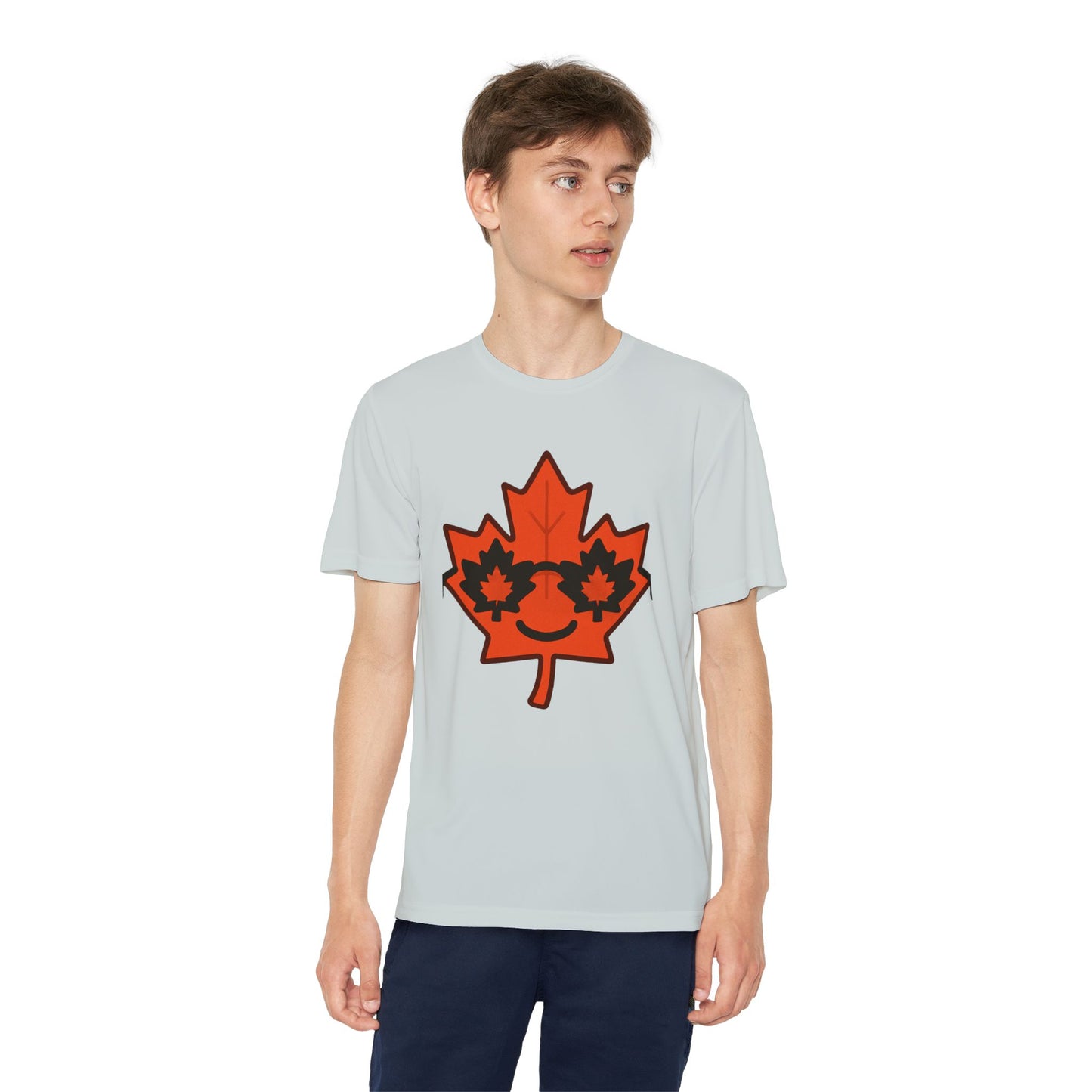 Youth Captain Canada Tee - Fun Maple Leaf Design