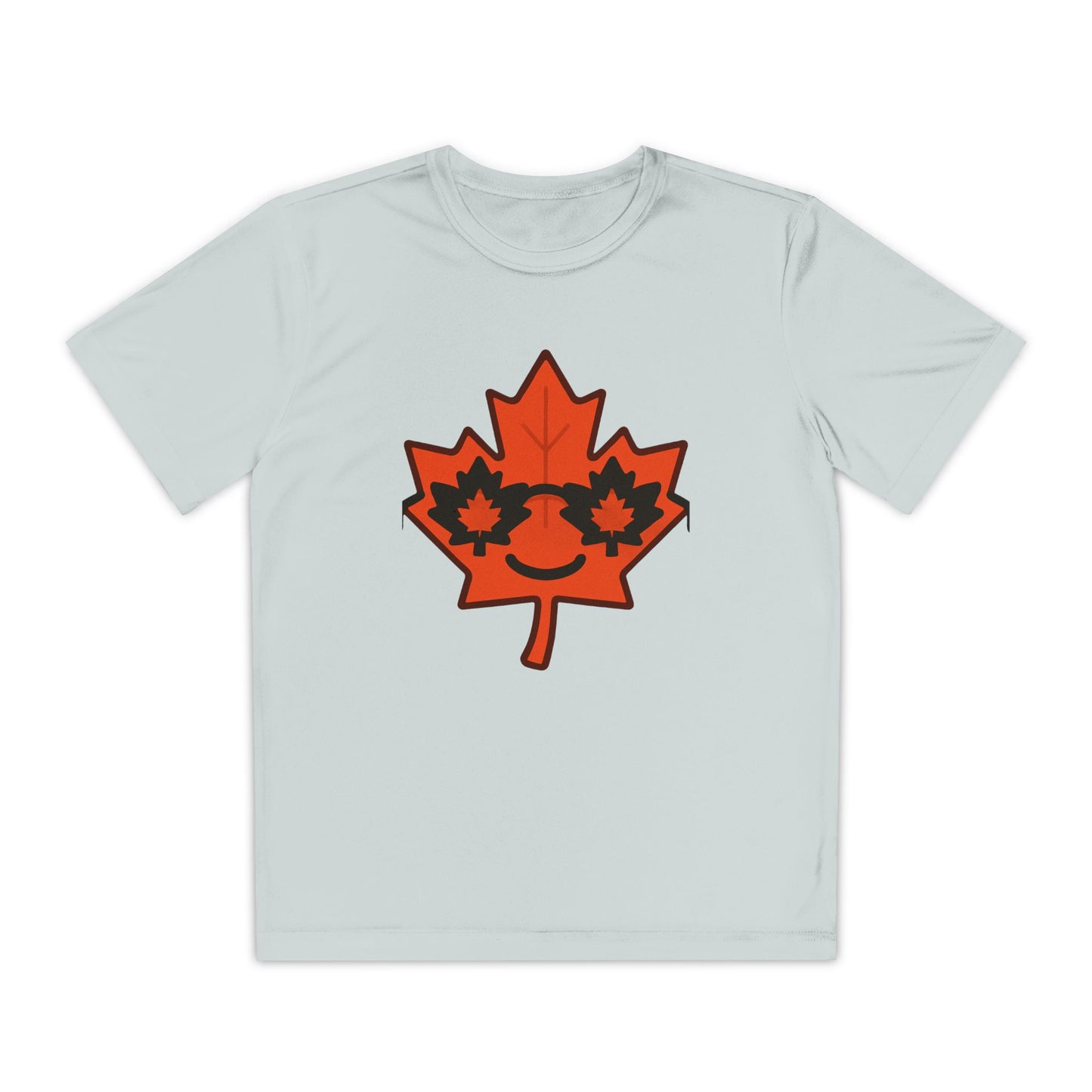 Youth Captain Canada Tee - Fun Maple Leaf Design