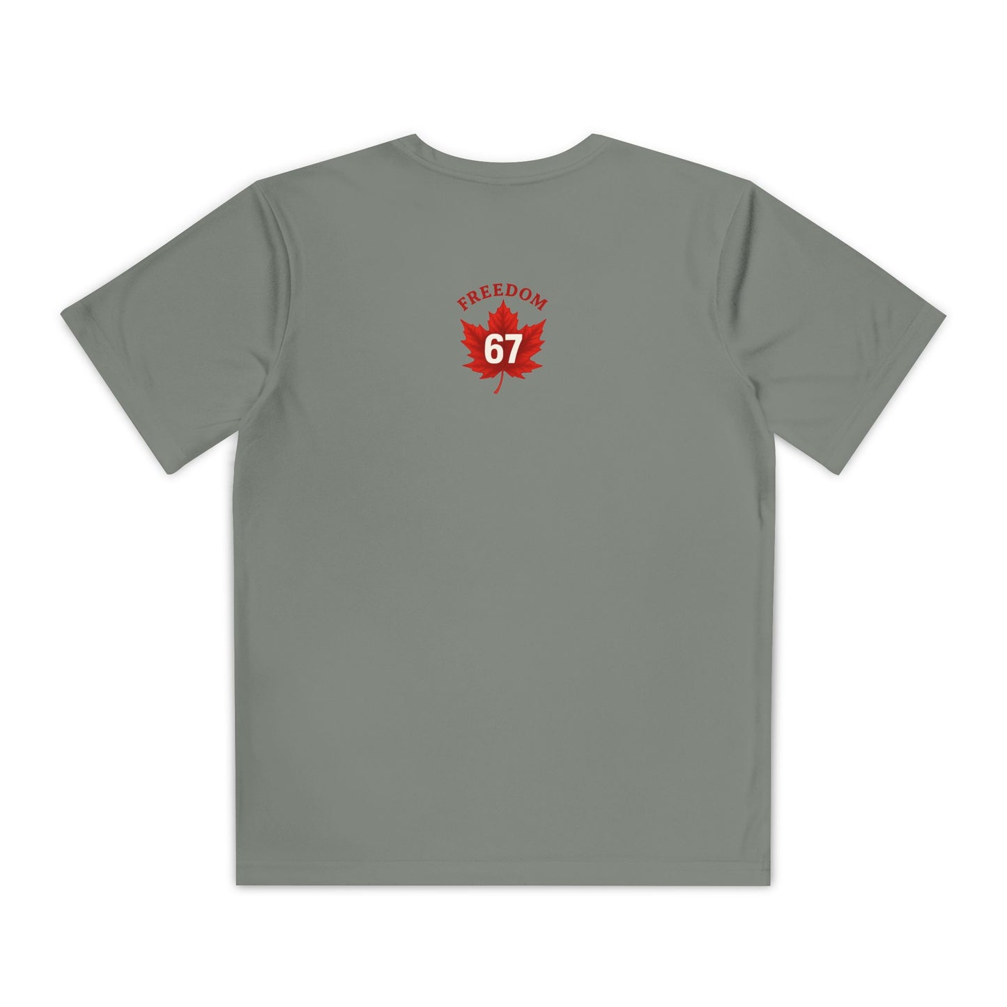 Youth Captain Canada Tee - Fun Maple Leaf Design