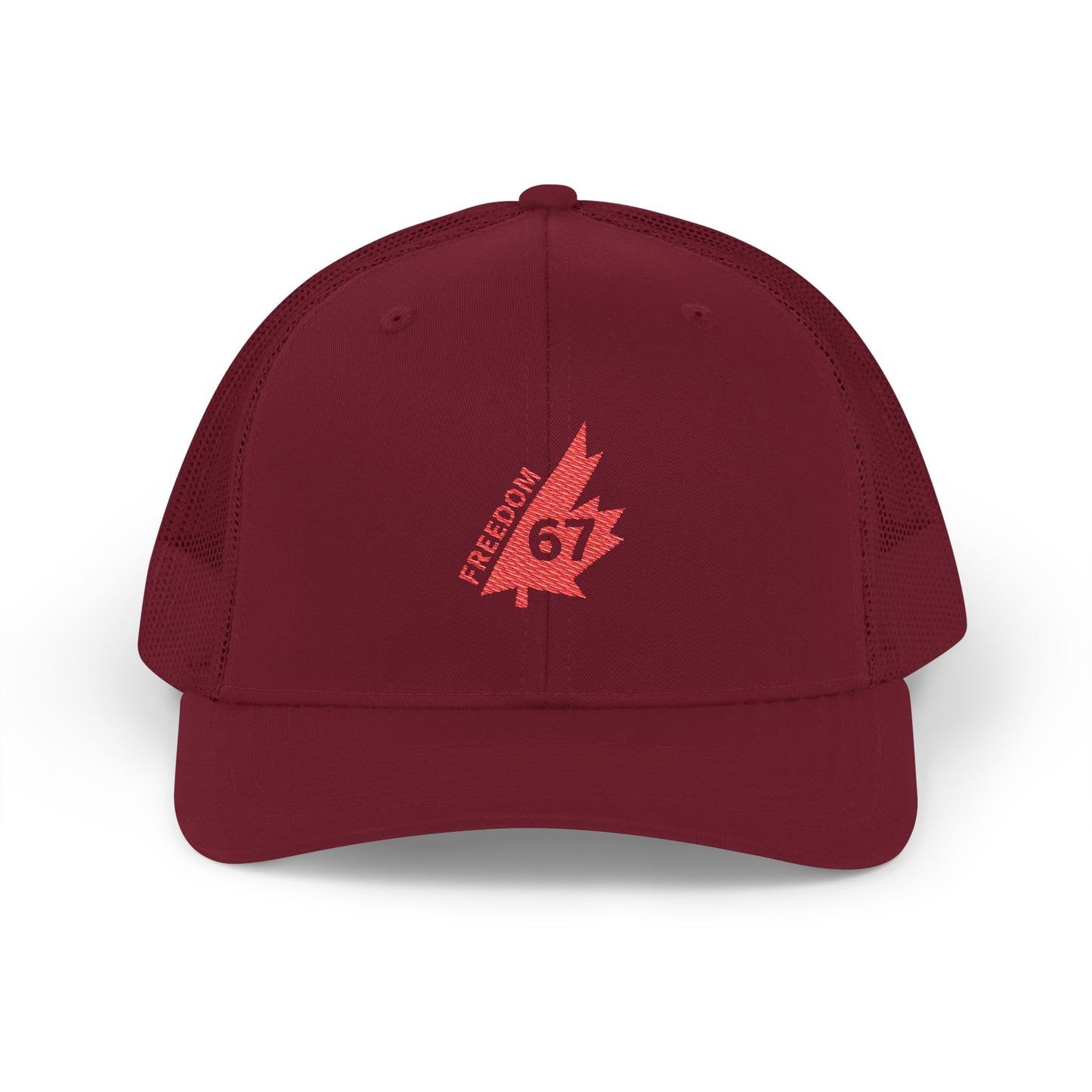Freedom 67 Snapback Trucker Cap - Casual Summer Hat, Outdoor Adventure Gear, Gift for Him, Stylish Embroidered Cap, Trendy Men's Accessories