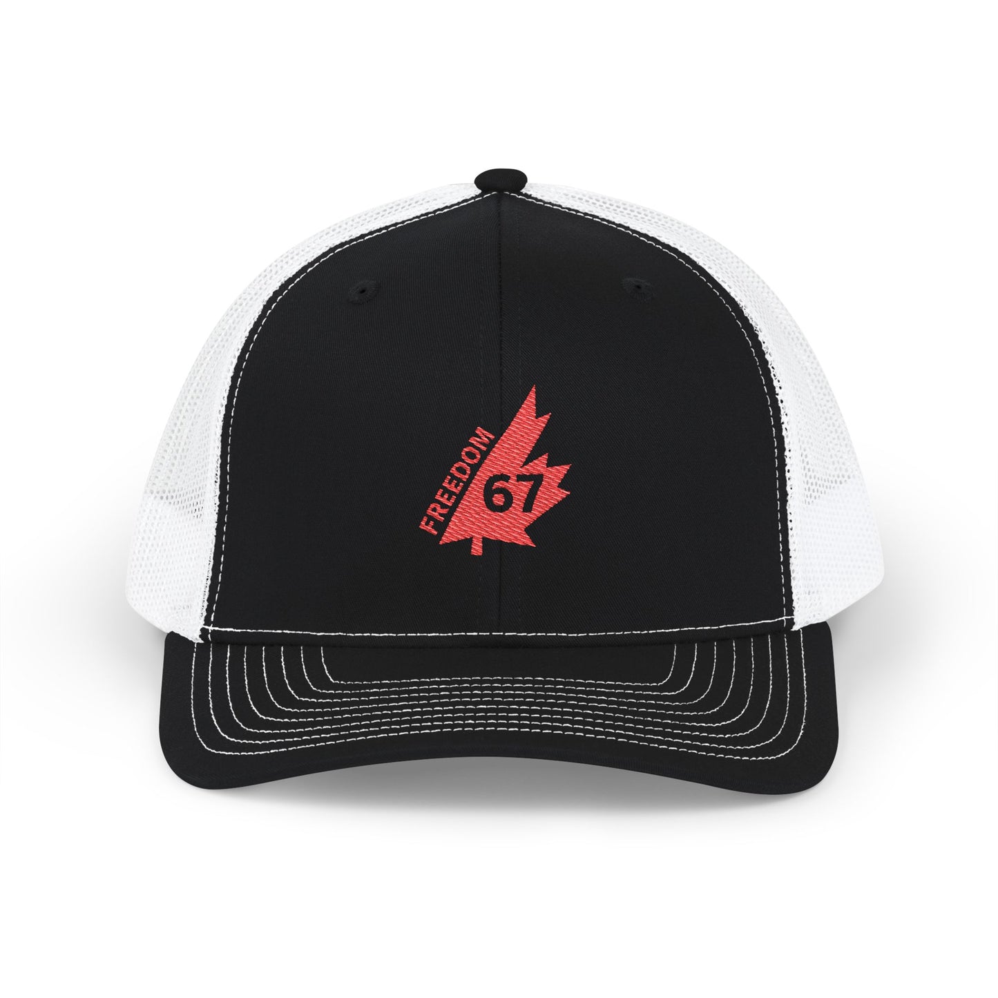 Freedom 67 Snapback Trucker Cap - Casual Summer Hat, Outdoor Adventure Gear, Gift for Him, Stylish Embroidered Cap, Trendy Men's Accessories