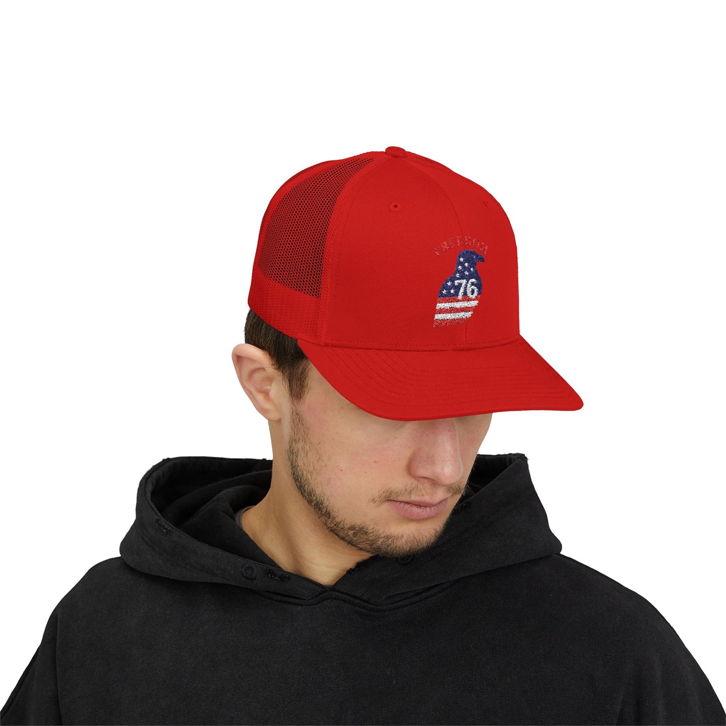 Freedom 76 Snapback Trucker Cap - Patriotic Style for Everyday Adventures