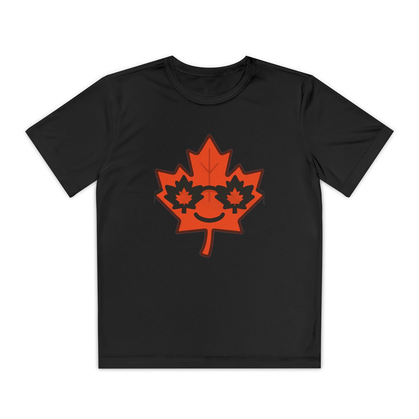 Youth Captain Canada Tee - Fun Maple Leaf Design